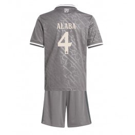 Real Madrid David Alaba #4 Derde tenue Kids 2024-25 Korte Mouw (+ Korte broeken)